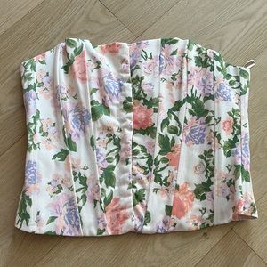 Zara corset top